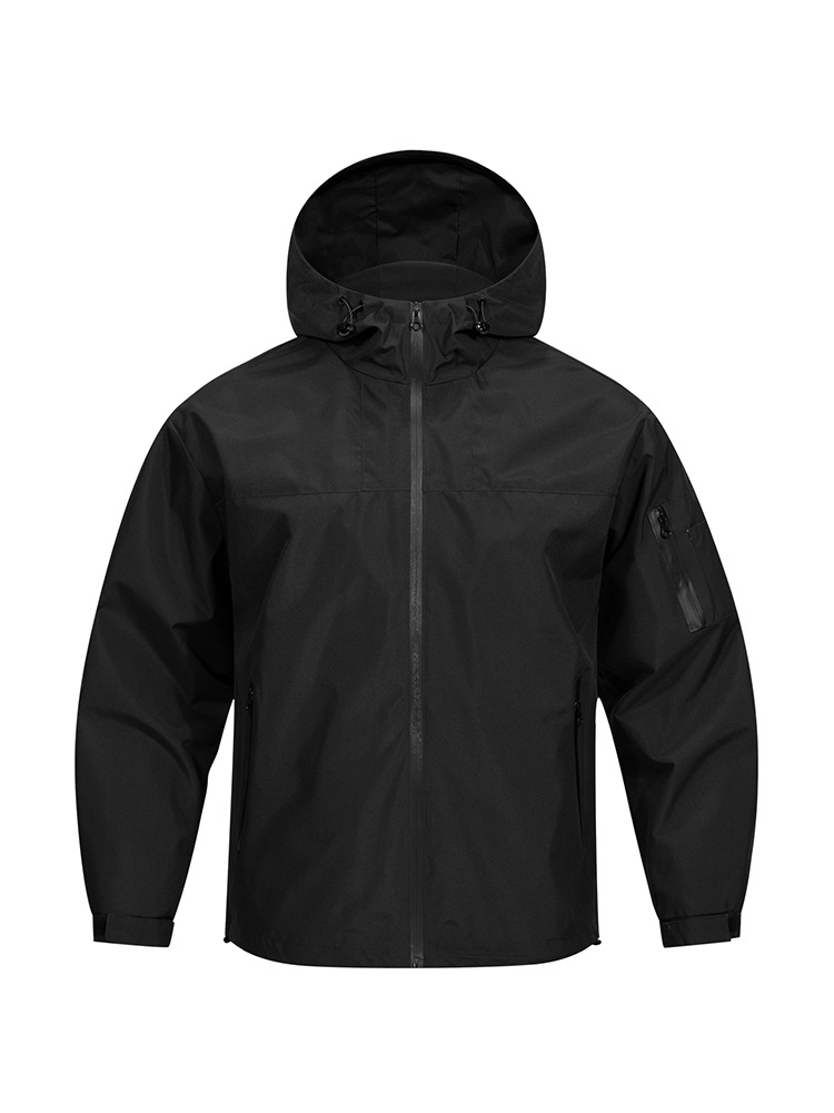 Cross-Border Foreign Trade Export Men's Clothing Autumn New Style Comfortable Simple Breathable Hooded Casual Jacket Trendy European Size