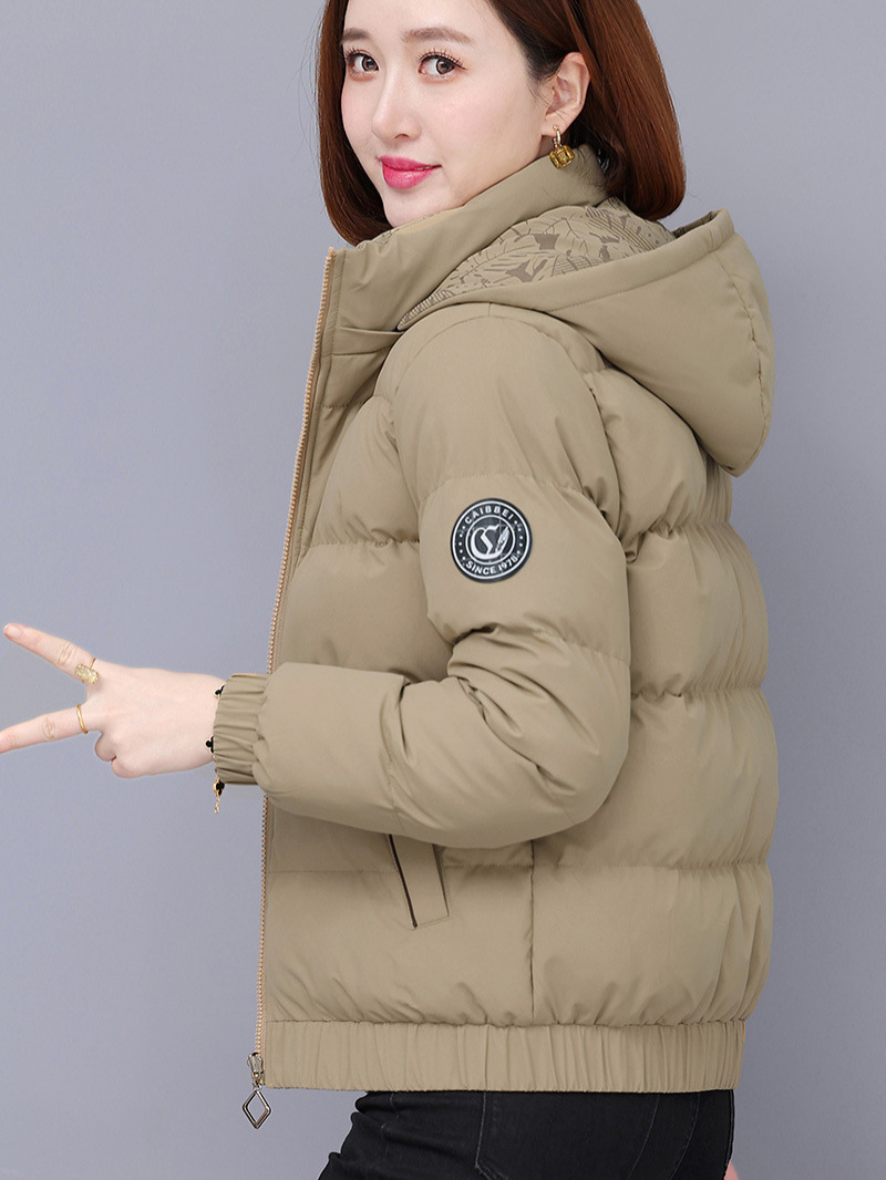Reversible down Cotton Jacket for Women, Winter 2025 New Style, Short, Thickened, Warm, Loose Cotton Coat, Winter Outerwear