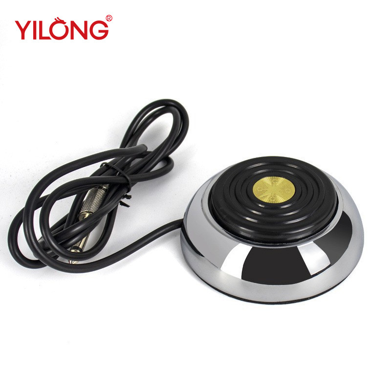 YILONG tattoo equipment tattoo power pedal stainless steel round pedal power switch auxiliary consumables wholesale