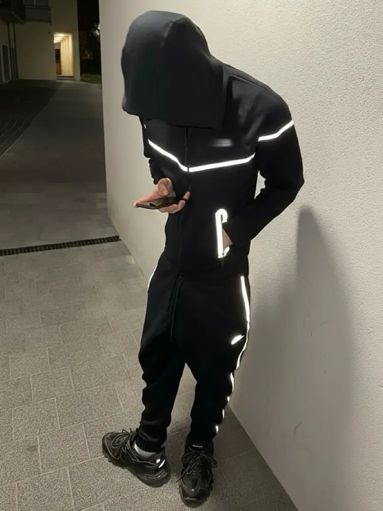 Windrunner New Sports Suit Tech Fleece Co-Branded Model Ukdripdrill Hip-Hop Rap Street Style