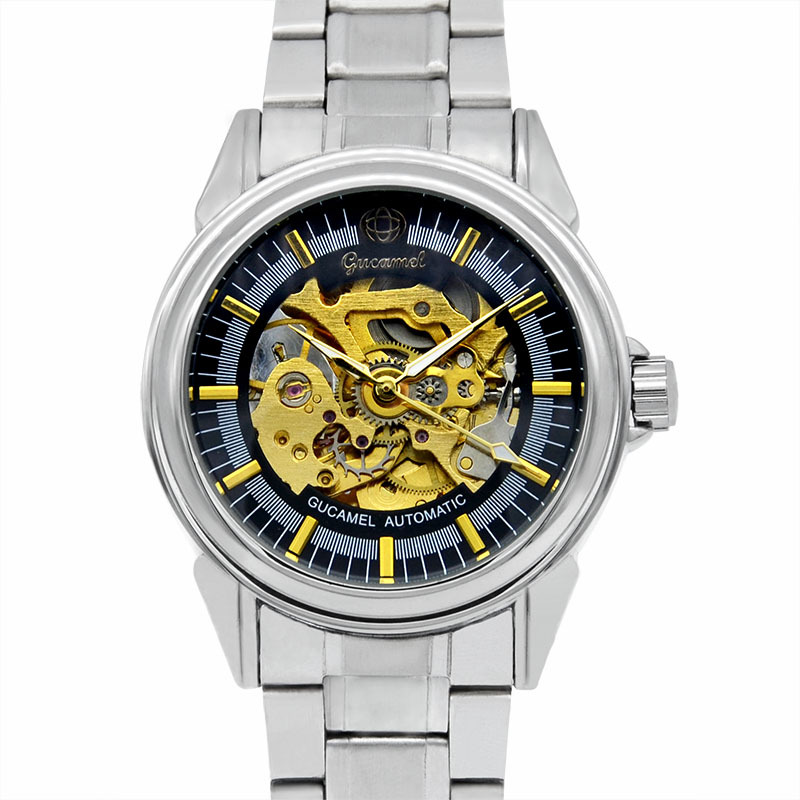 Ancient Camel Automatic Mechanical Watch Explosion Hollow Men's Watch Fashion Casual Business Automatic Mechanical Watch