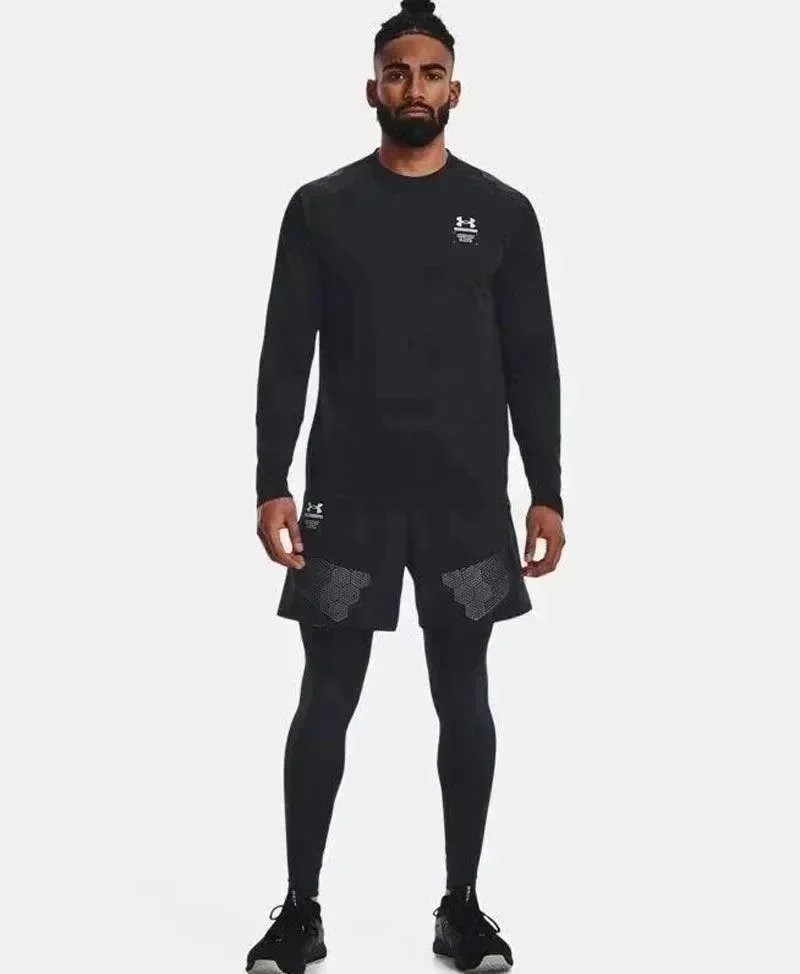 Under Armour long sleeve shirt and shorts