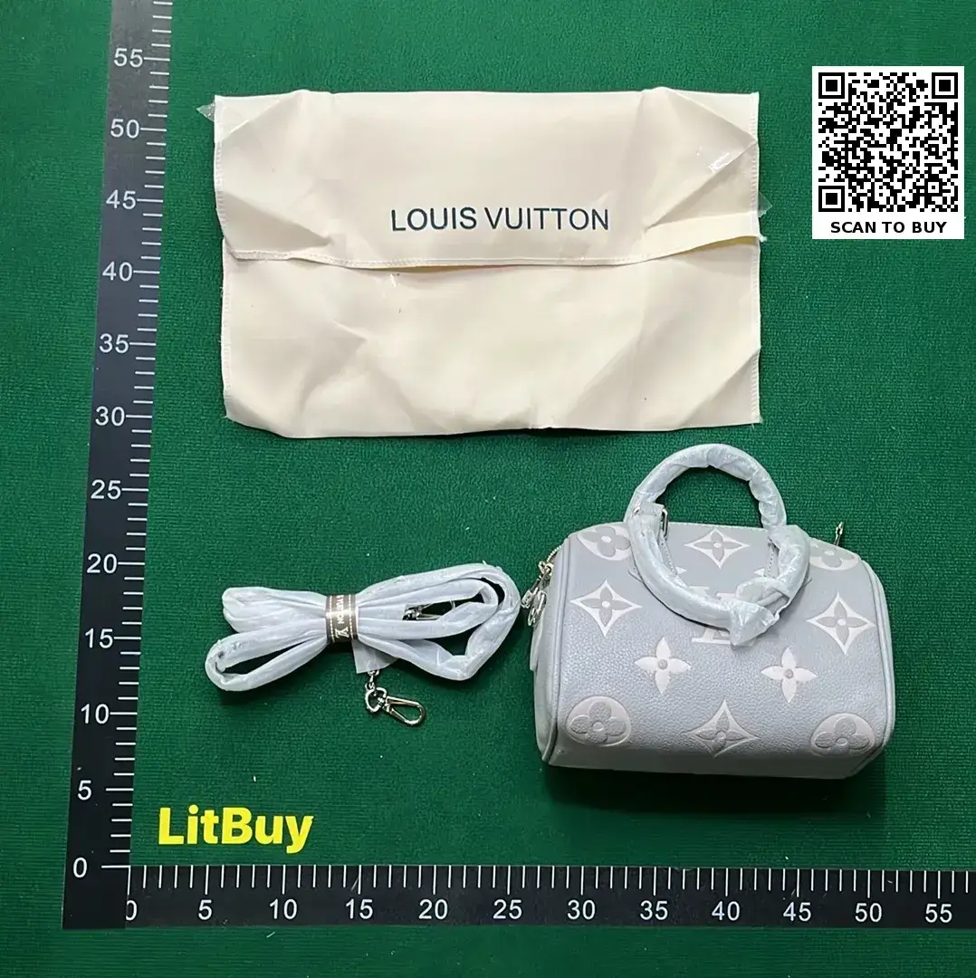 Louis Vuitton Speedy Nano Monogram Grey