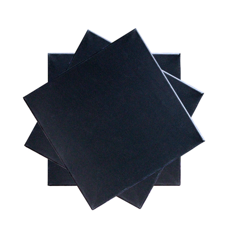 Factory direct solid wood European canvas oil painting frame pure black 30*40 picture frame special wholesale black canvas