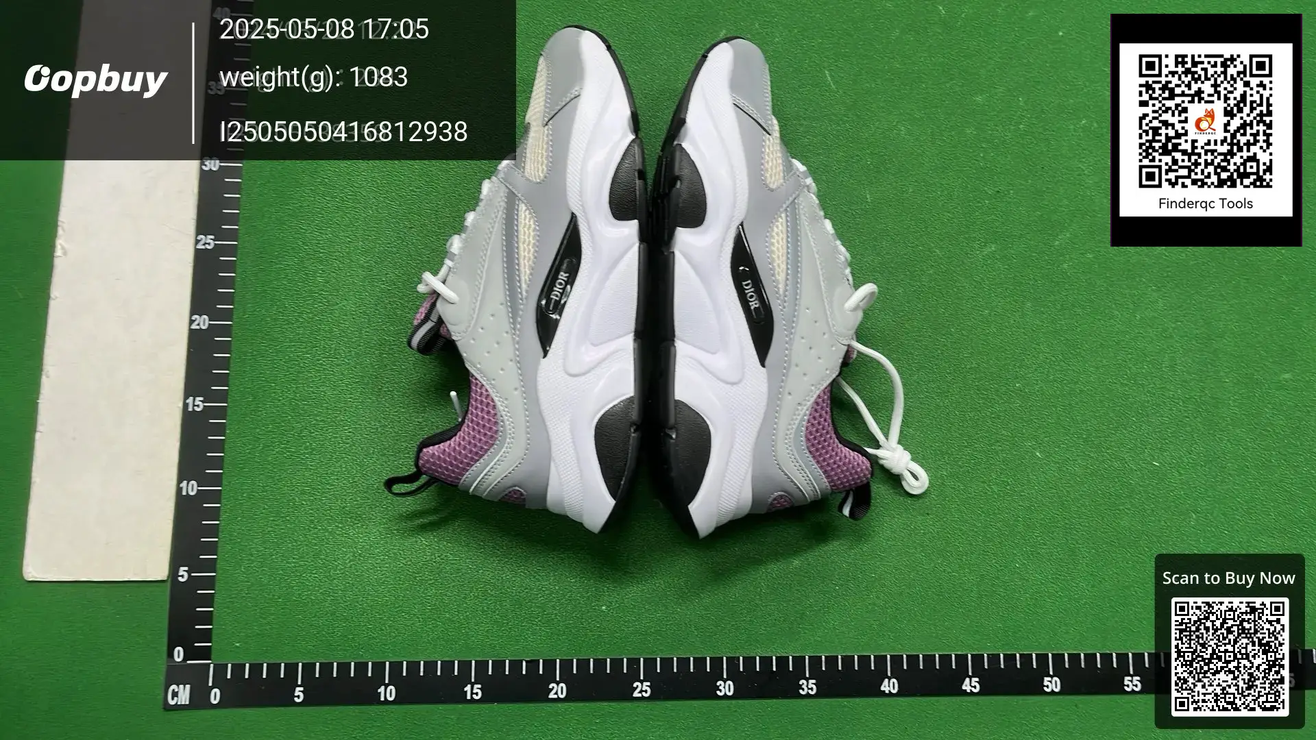 Dior B22 Sneakers Grey Purple