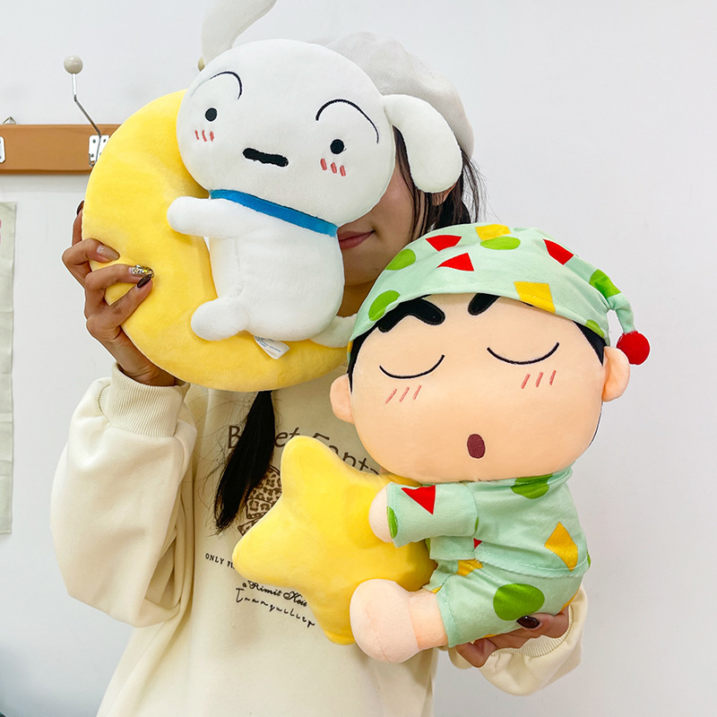 New Pajama Crayon Shin-Chan Plush Doll as a Birthday Gift for Children, Crayon Shin-Chan Pajama Comfort Doll