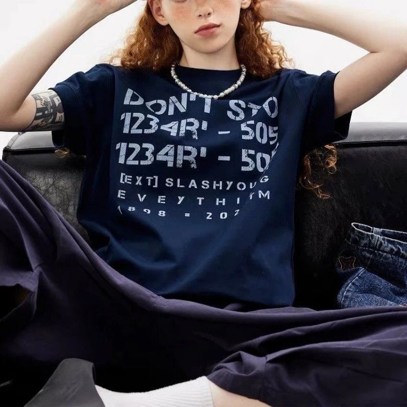 Heavyweight Cotton American Vintage Shoulder Short Sleeve T