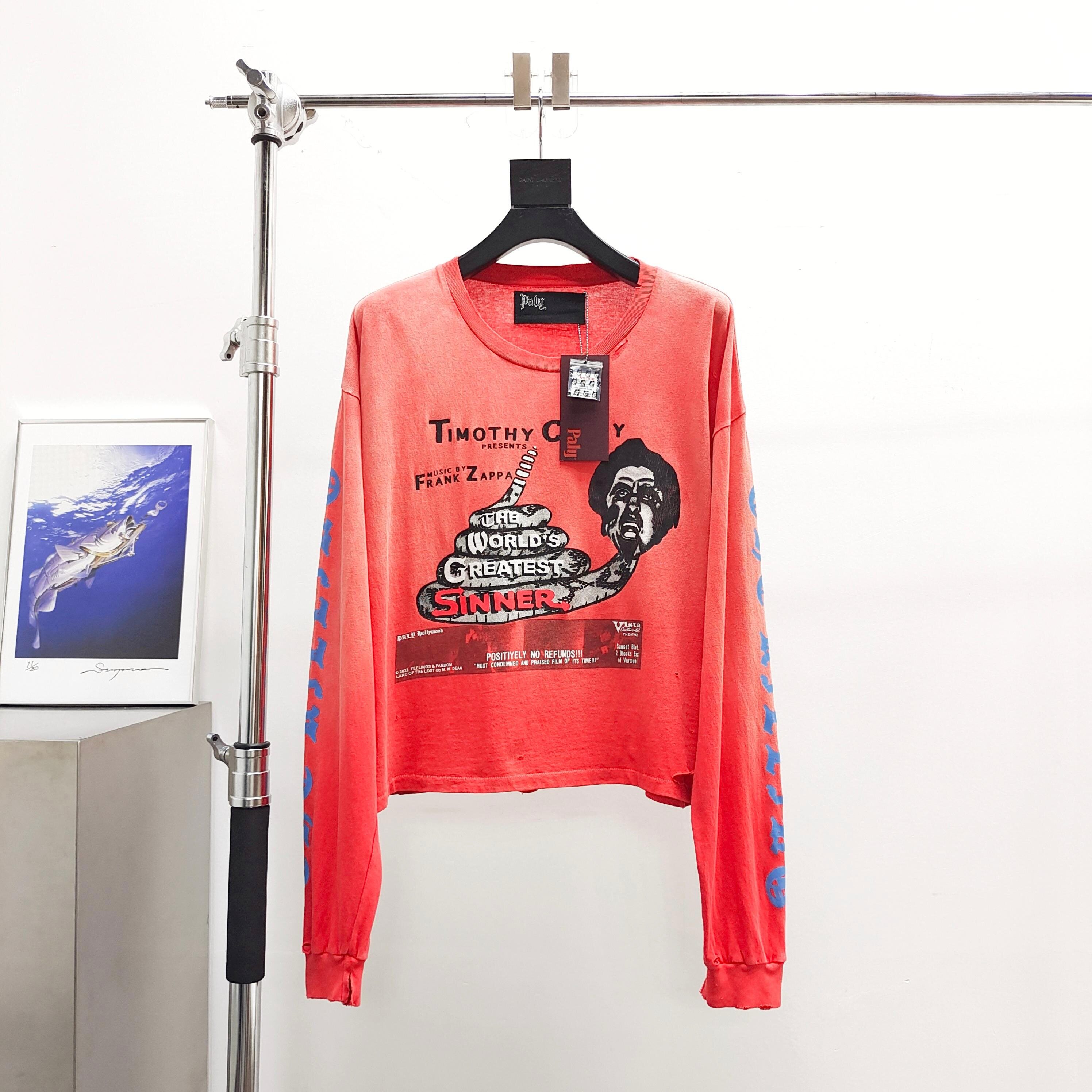 Paly Hollywood East of Eden Red Long-Sleeved Tee