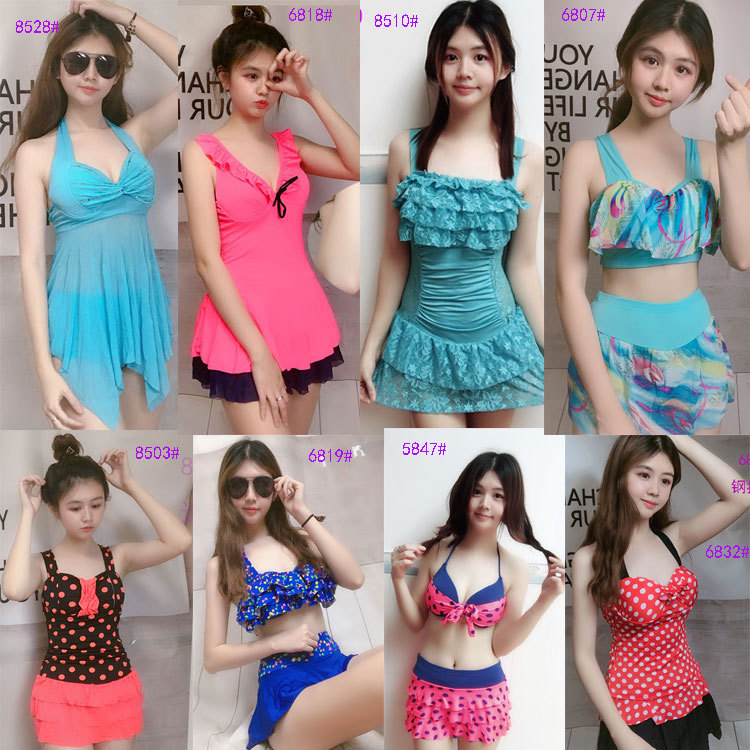 Factory wholesale split one-piece swimsuit boxer swimsuit women's hot spring swimsuit swimsuit swimsuit swimsuit (variety)