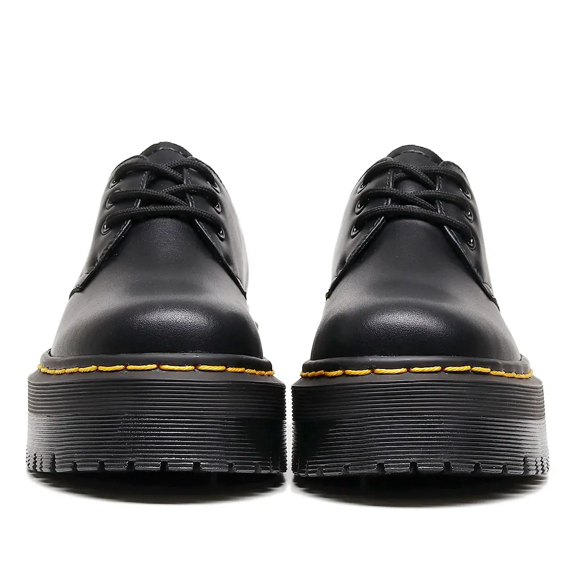 Epiden 1461 Thick-soled 3-hole Small Leather Shoes Women's Low-top Genuine Leather Soft Leather Round Toe Casual Student's Platform-soled Short Boots