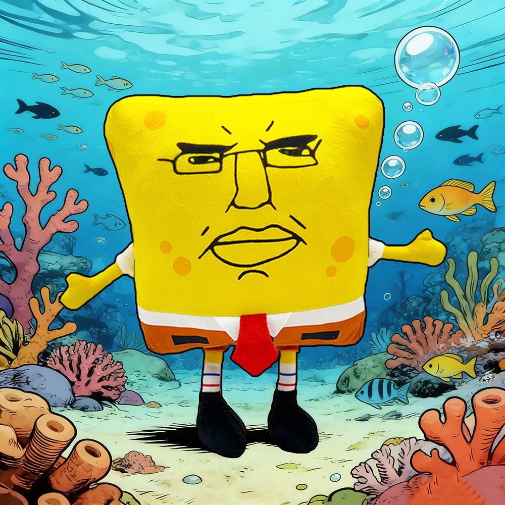 Cross-Border New Product Chudbob Plush Creative Quirky Spongebob Plush Toy Doll Foto QC de 1688 na Qualit.ly