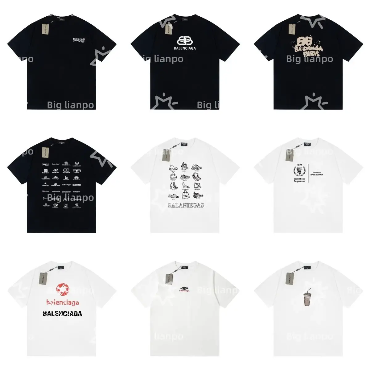 高品质高克重纯棉短袖mc