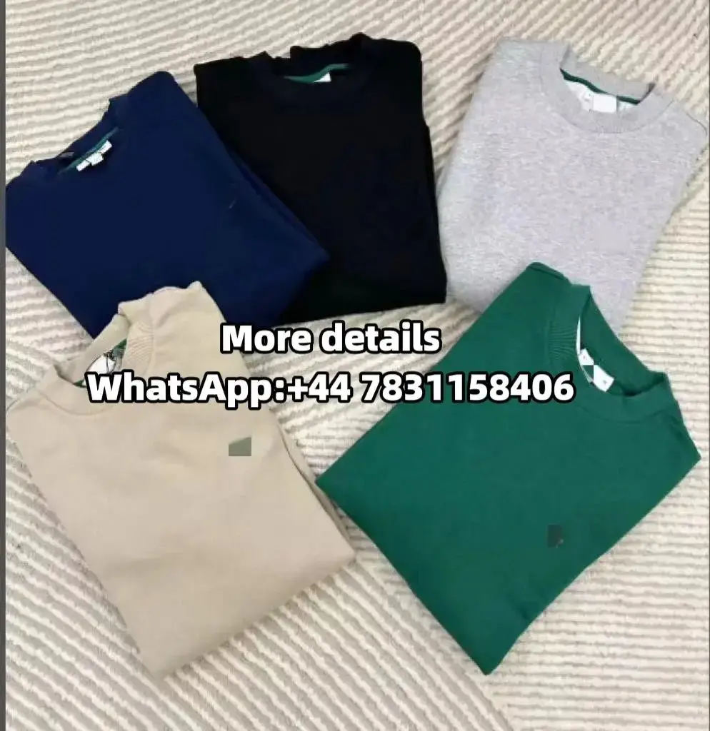 Crewneck Sweatshirts in Navy Black Grey Beige Green