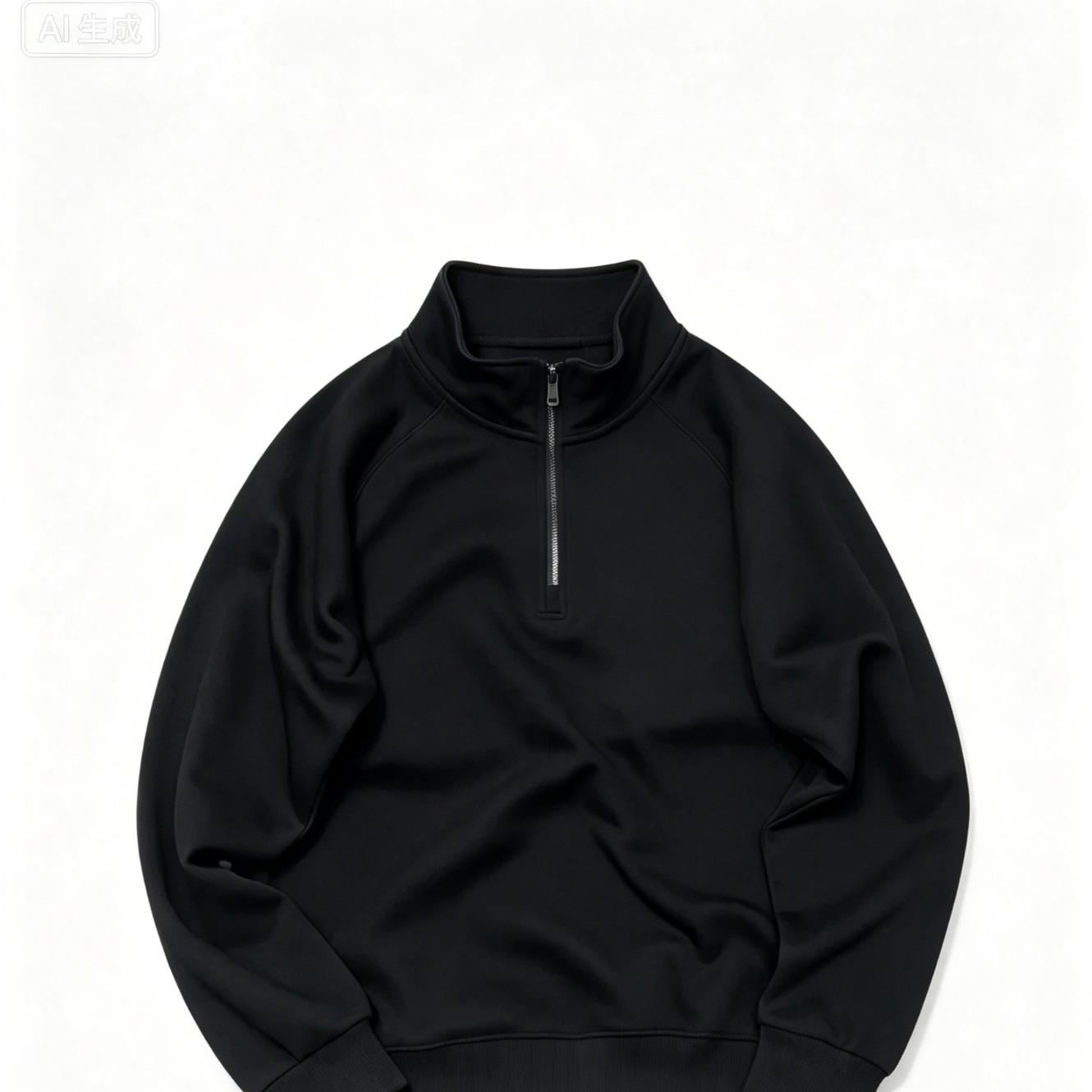 LA Half-zip collar sweater LA 半拉链套头立领卫衣 526637 E