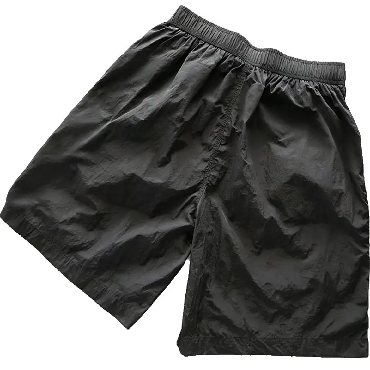 Large zipper flap pocket under left pants, tri color track shorts 11120518
