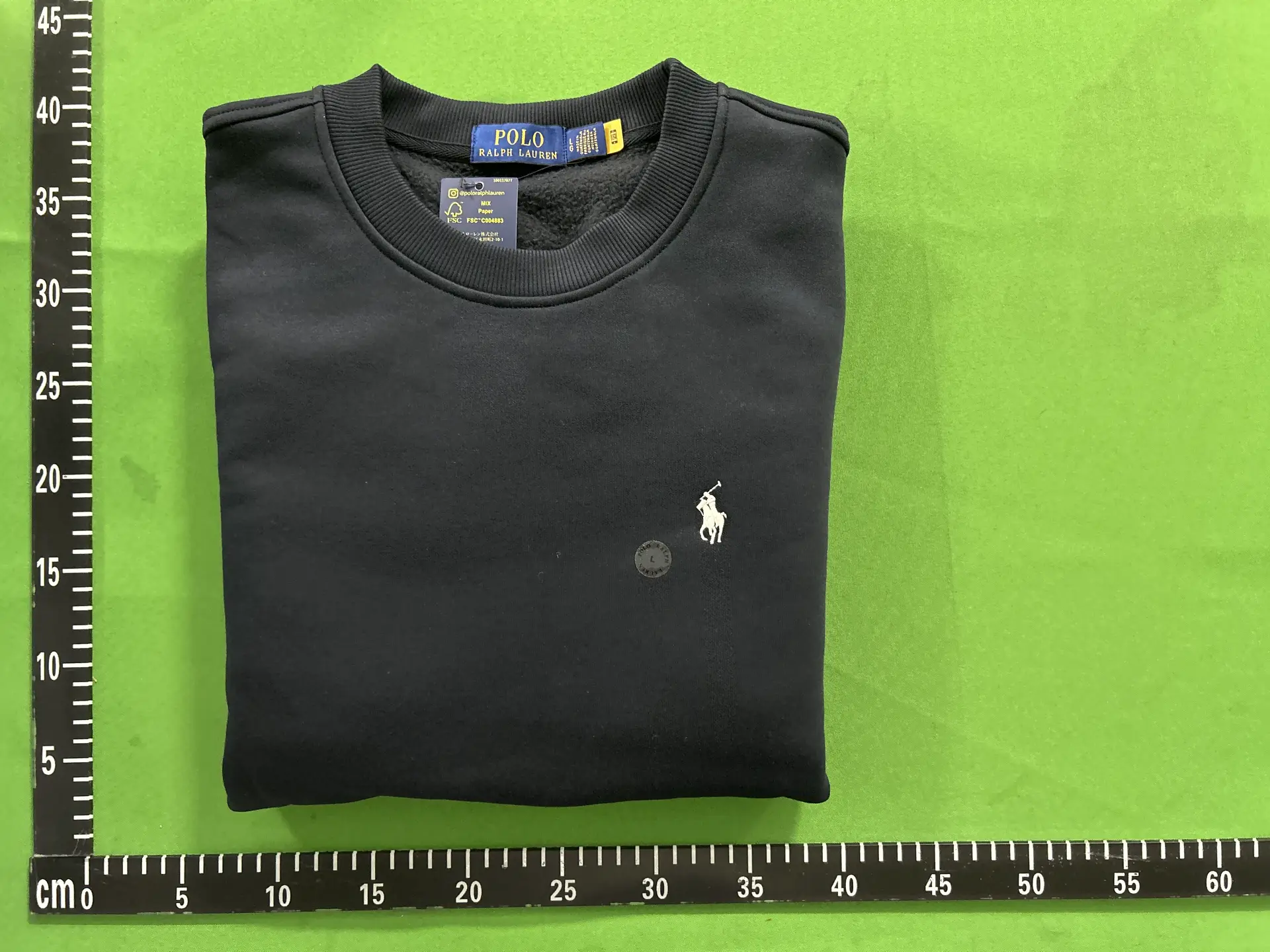 Polo Ralph Lauren Classic Logo Crewneck Sweatshirt Black