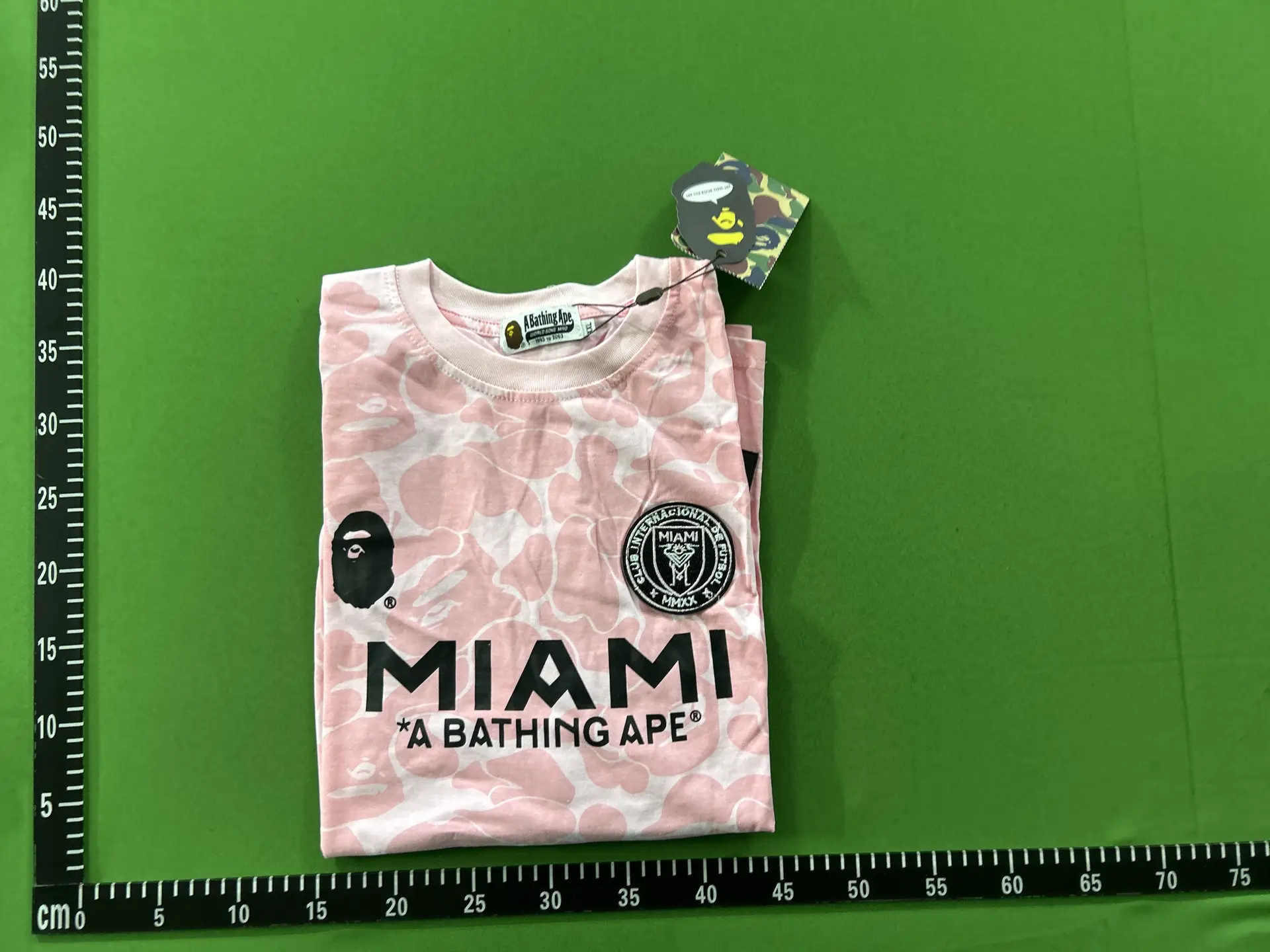 A Bathing Ape Miami Camo T-Shirt Pink