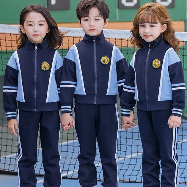 Sports Uniform 2025 Kindergarten Spring and Autumn Outfit Set Kindergarten Uniform Baseball Uniform New Style Primary School Uniform Children
