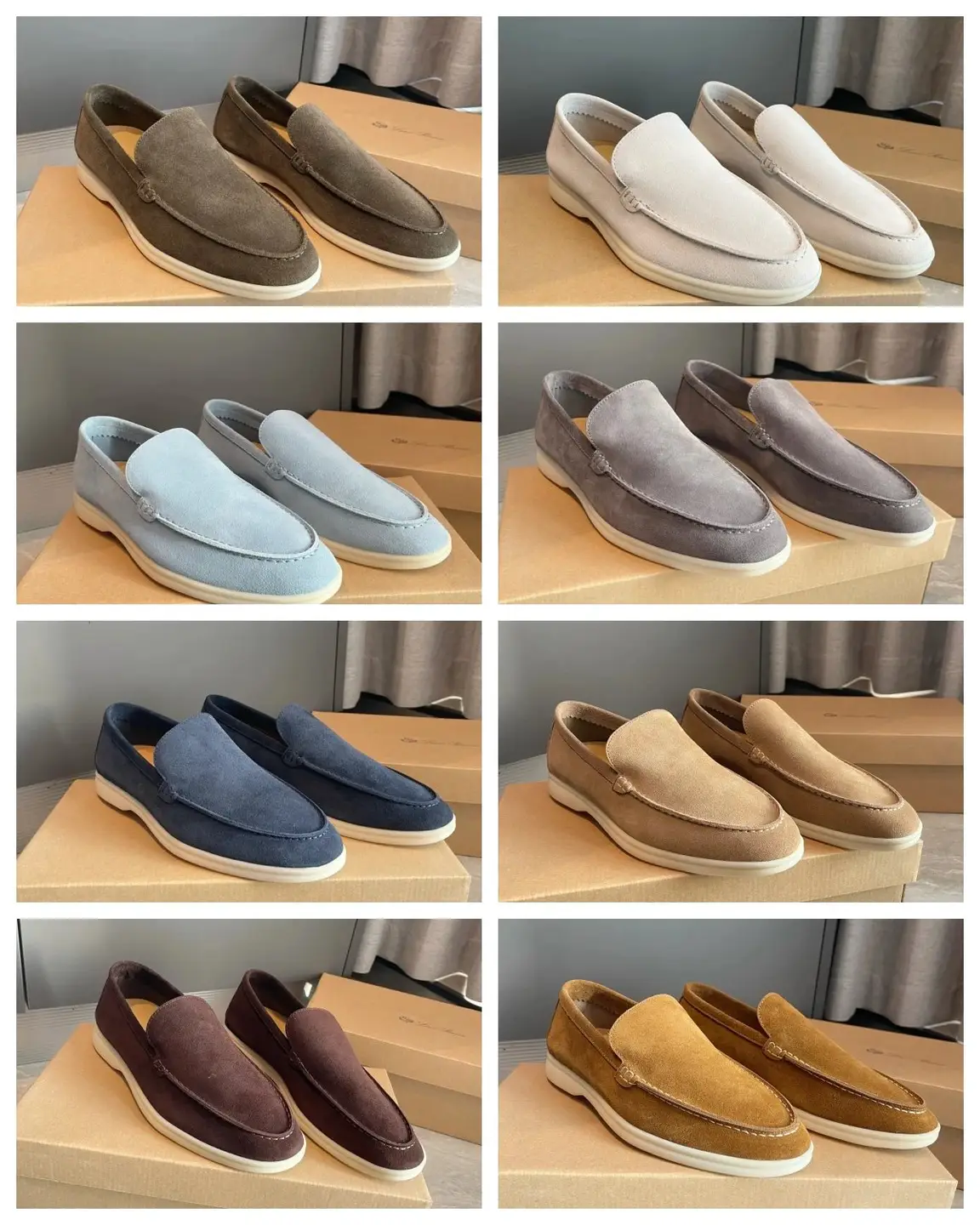 Suede Loafers