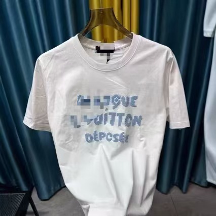 Cross-Border·Authentic Version·Embroidery·High-End Version·Luxury Trendy High-Weight Pure Cotton Short Sleeve T-Shirt for Men and Women QC-foto från 1688 på Qualit.ly