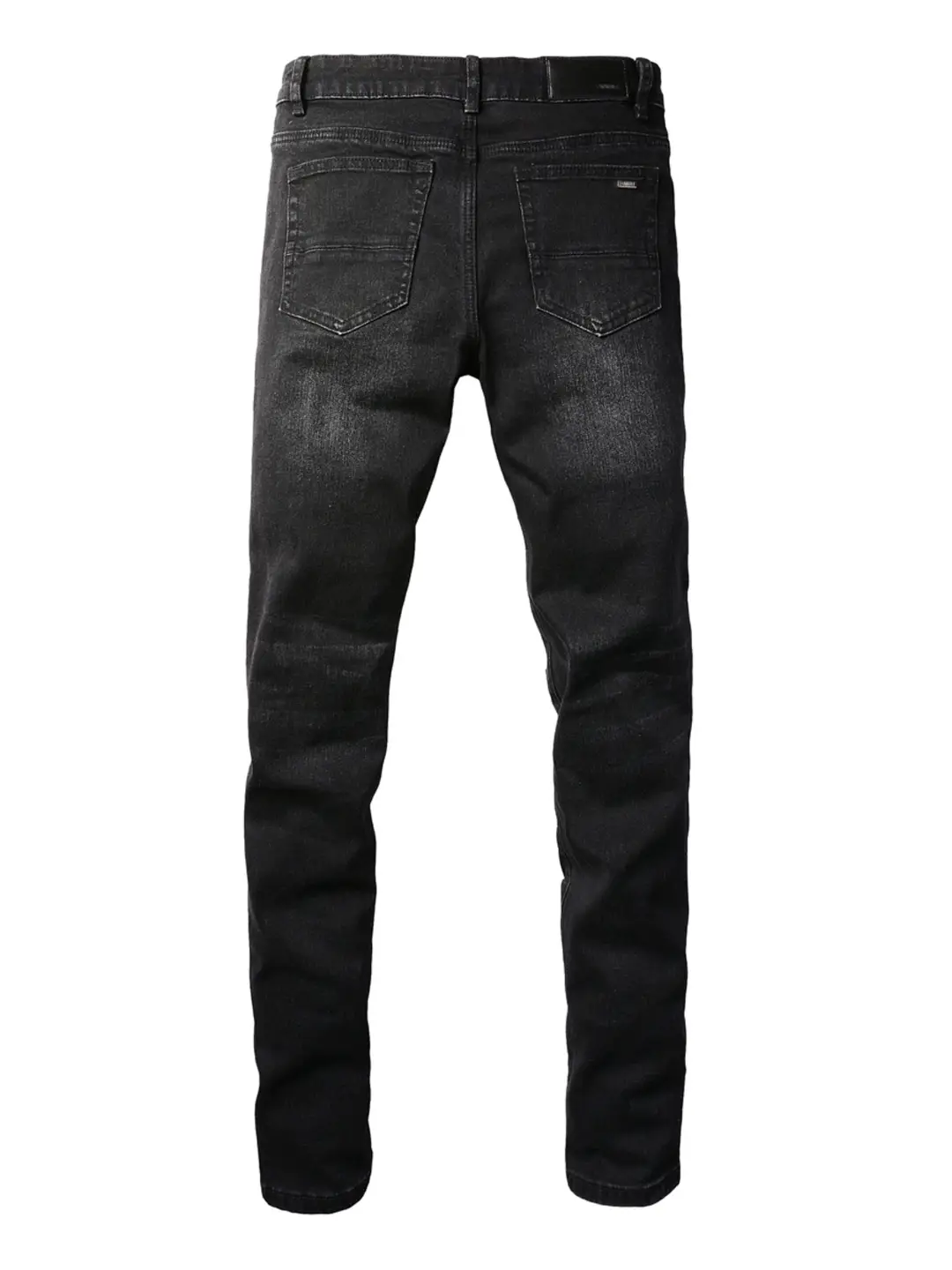 Amr Jeans Amr Pants Torn Jeans Mx12 High Street Ripped Black Denim Pieces