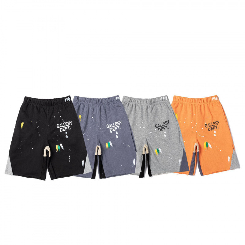 American Retro High Street Gallery Dept Shorts Digital Print Graffiti Sweatpants Unisex Straight-Leg Sports Casual Foto QC de 1688 na Qualit.ly