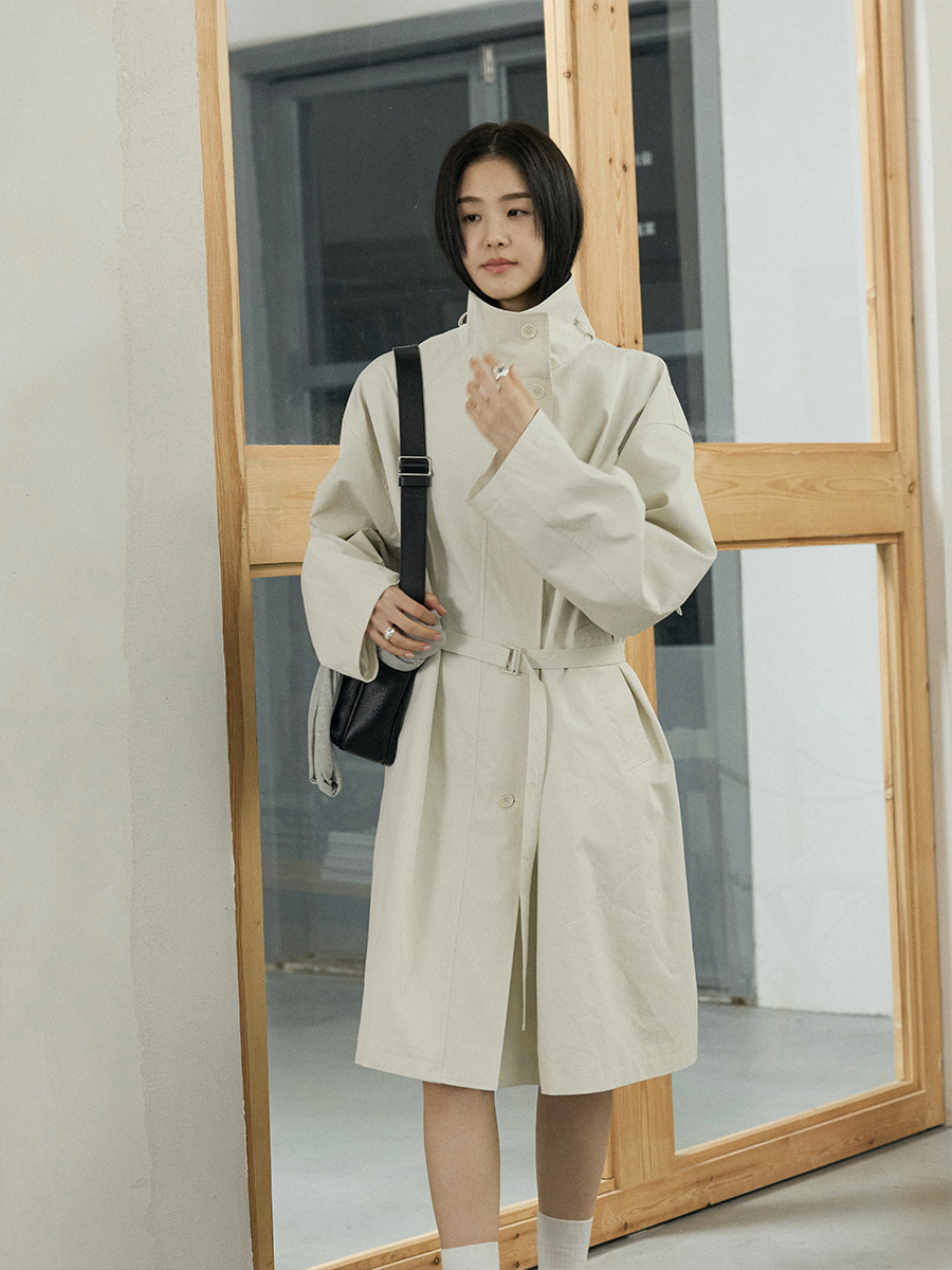 Timeless Successor Spring 2026 New Mid-Length Slim-Fit Three-Dimensional Trench Coat 60331