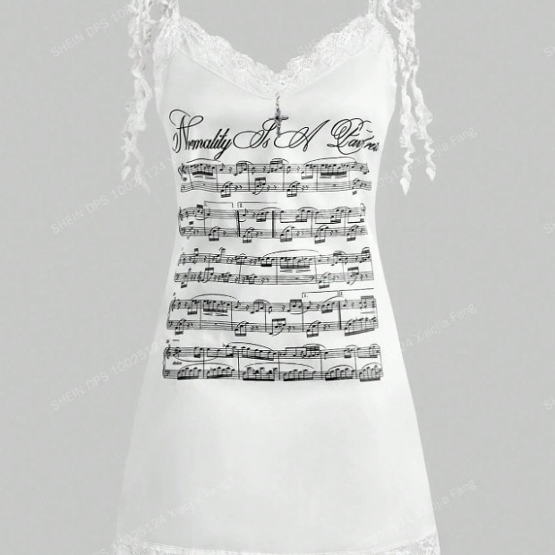 Amazon's New Summer Style European and American Printed Lace V-Neck Slim-Fitting Women's Sexy Pure Desire Dress Wholesale