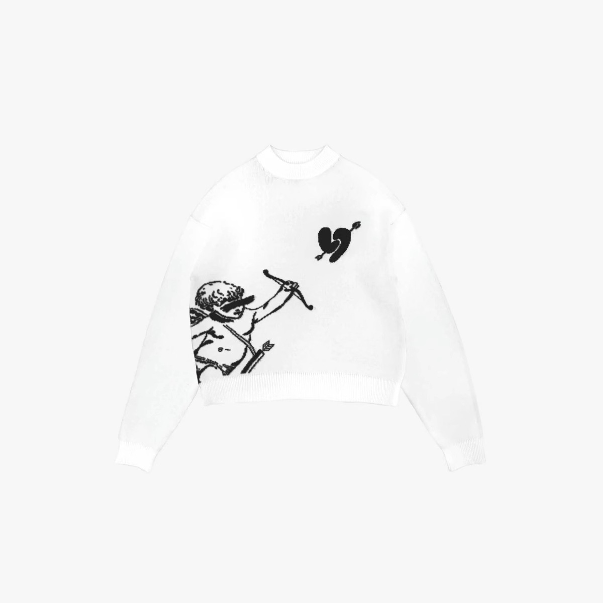 Ebay Export Y2K American High Street Casual Men's and Women's Knitwears Cupid Archery Jacquard Knitwears QC 写真 1688 Qualit.ly