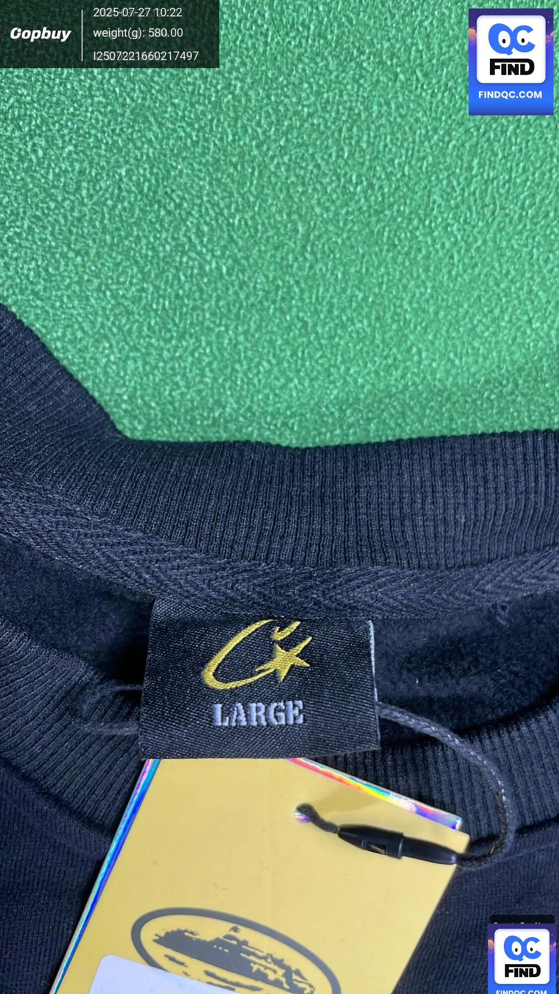 Simple Embroidered Logo Trendy High Street Casual Versatile Crew Neck Sweatshirt and Pants Set for Men and Women QC