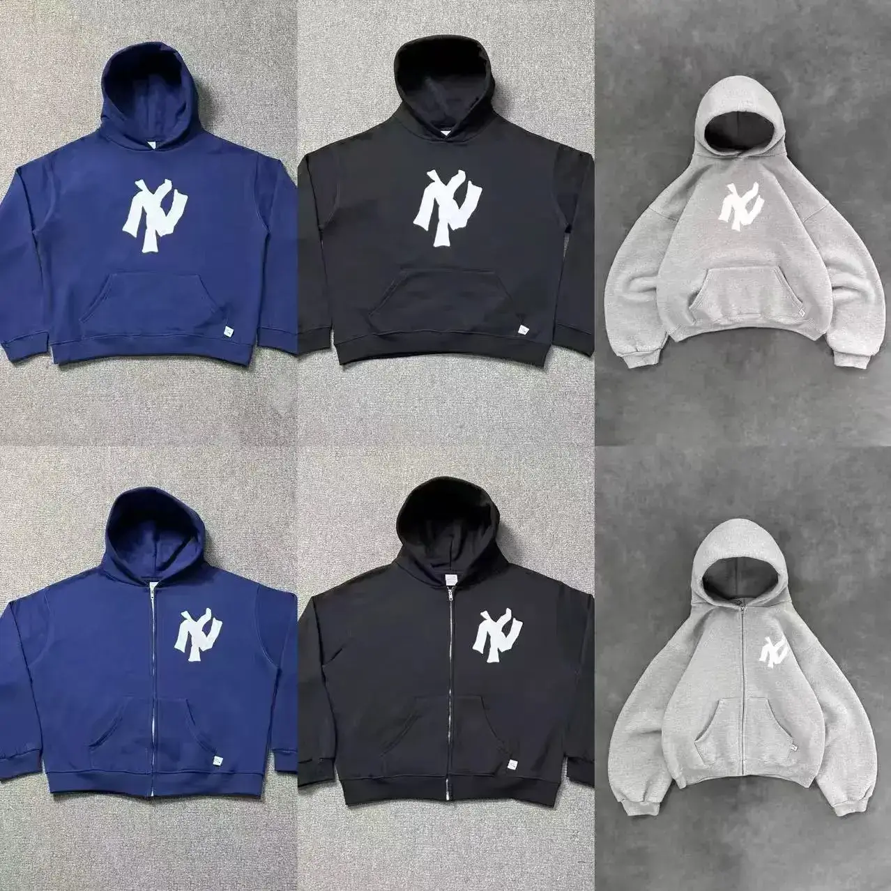 Hoodies and zip-up hoodies