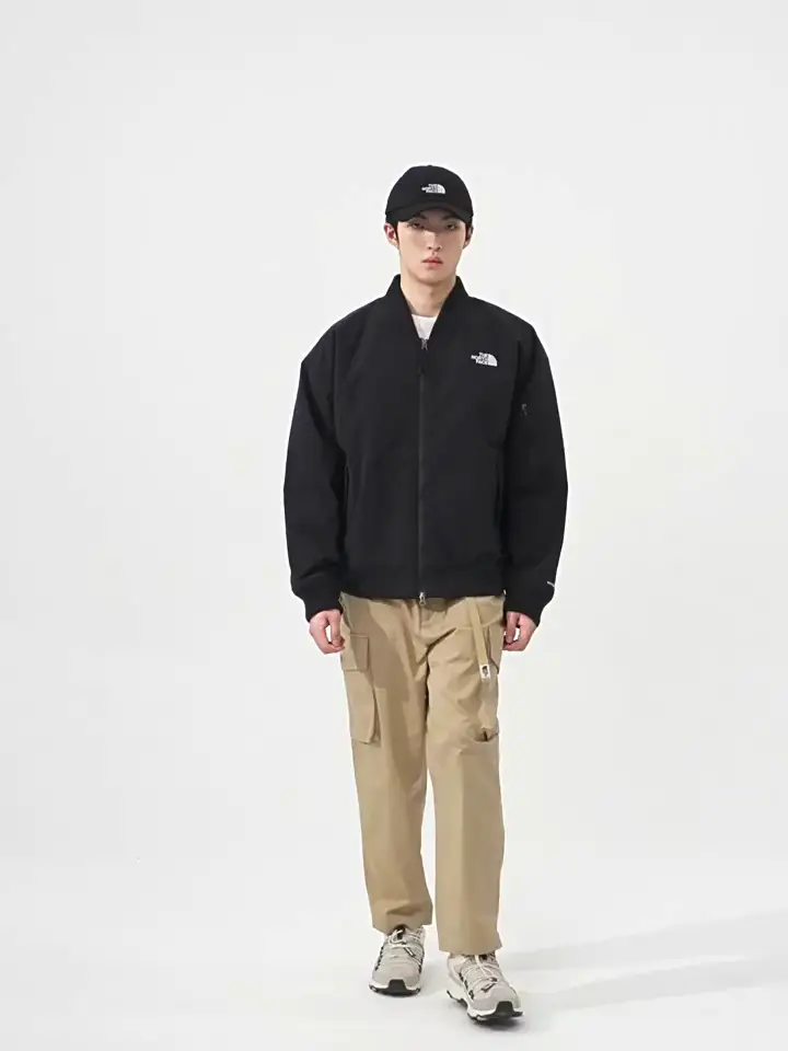 Thenorthface North Face Cotton Jacket Men's Fall and winter Outdoor Water-Repellent Baseball Jacket Pilot jacket Cotton Jacket 88Xz