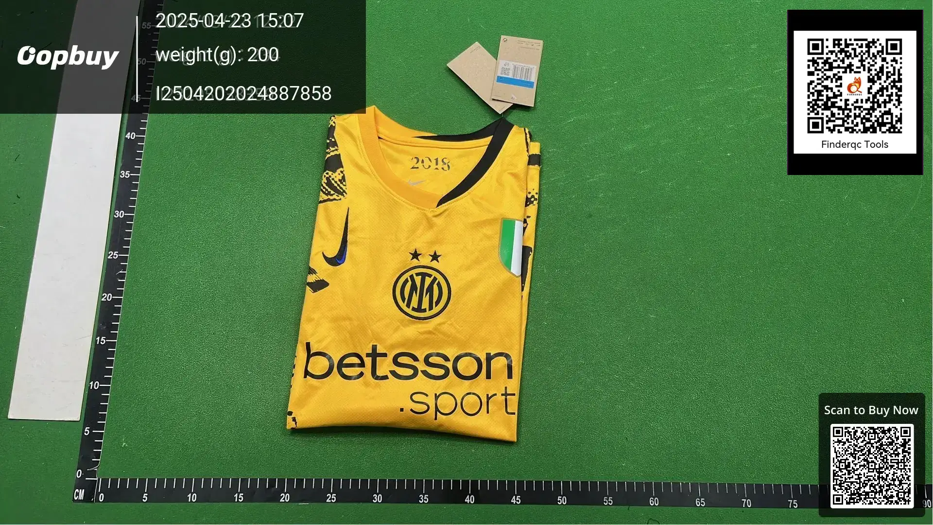 Inter Milan 2018 Training Jersey Yellow