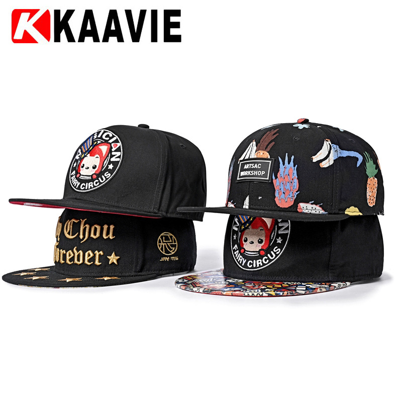 Customized Hat American Trendyy Baseball Cap Hip-Hop Hip-Hop Flat-Brimmed Hat Large Head Circumference Outdoor Embroidered Flat Hat