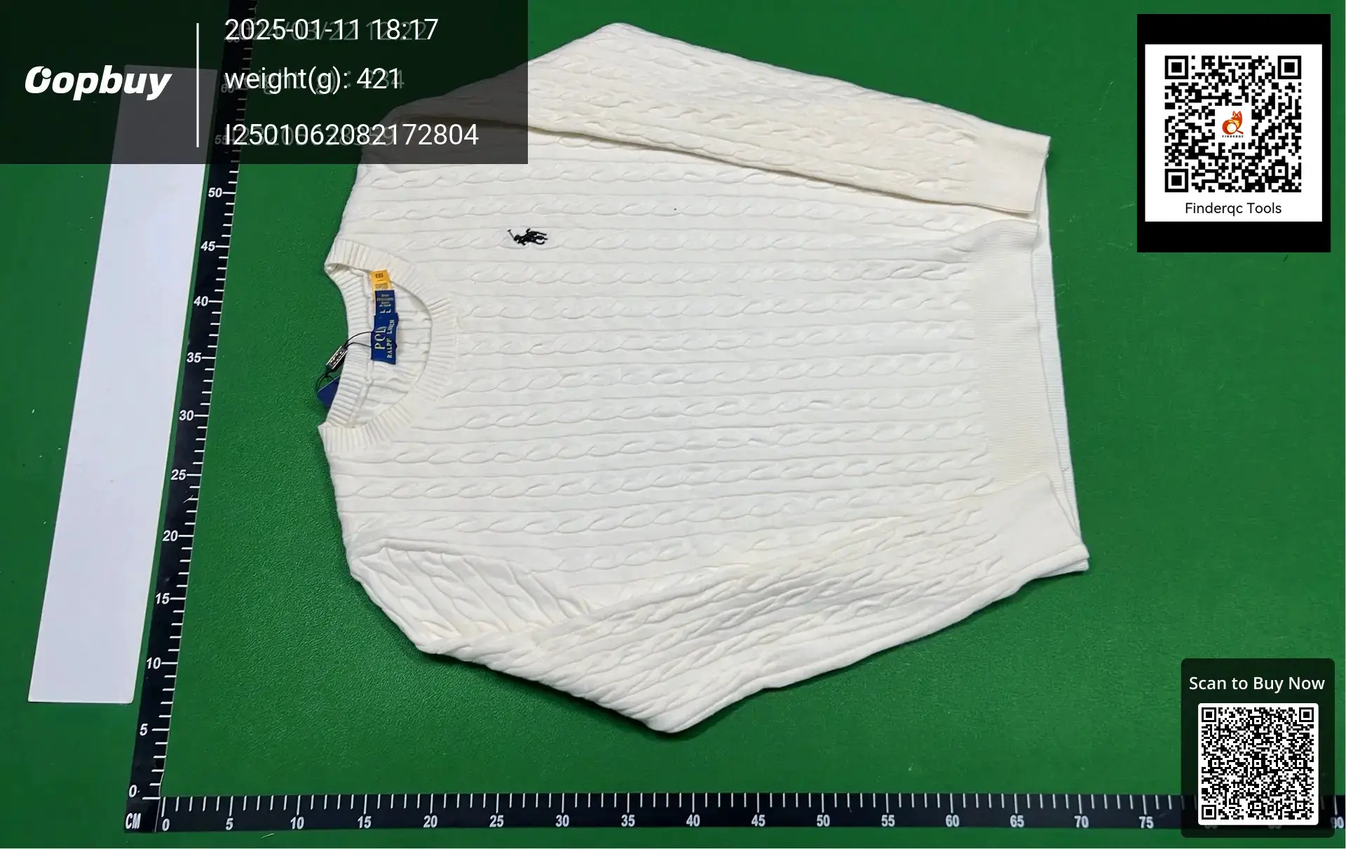 Polo Ralph Lauren Cable Knit Sweater Cream