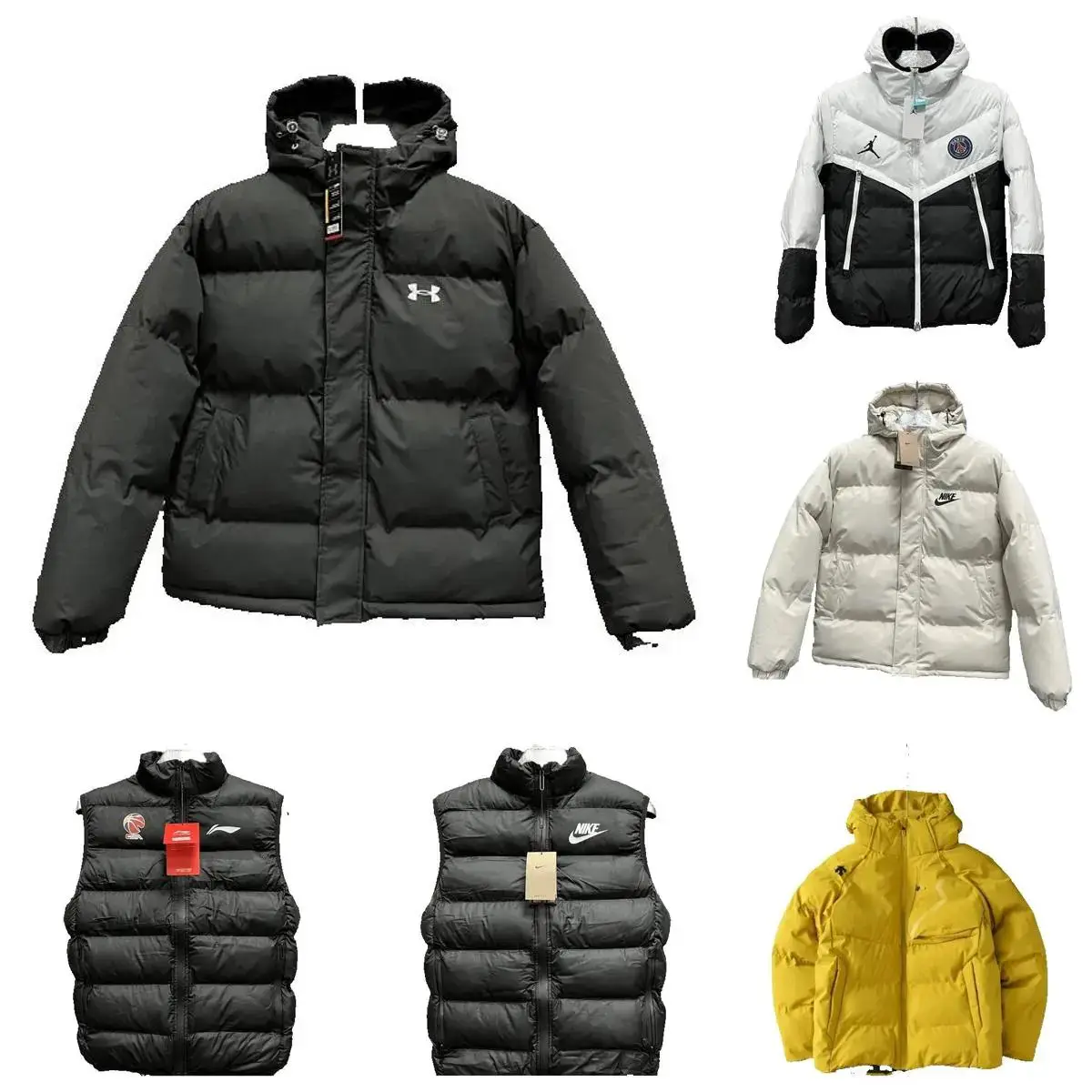 High quality simple fashion joint cotton-padded jacket pls add whatsapp: 15188580278 if u need size gu