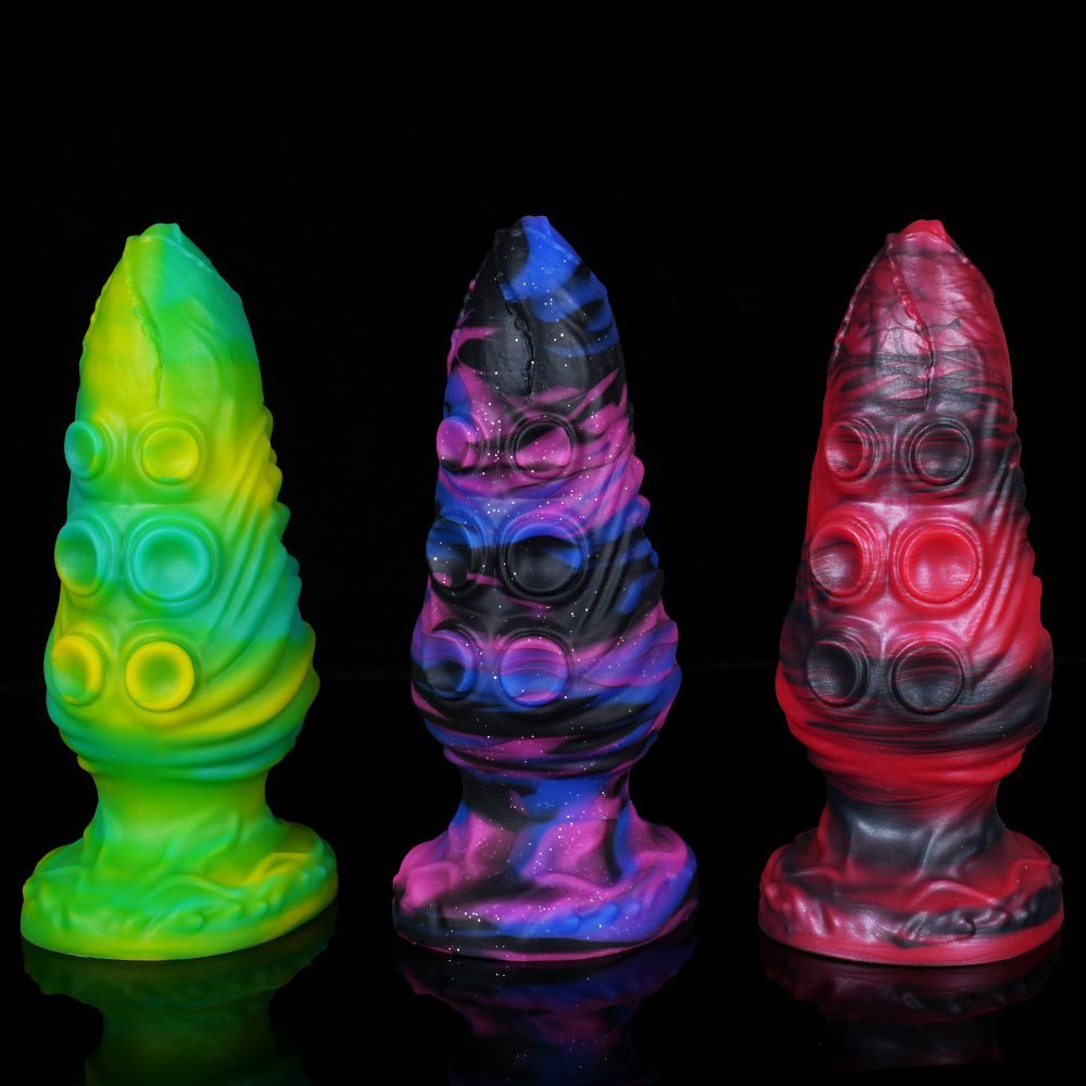 Foreign trade oversized thick silicone posterior anal plug out anal plug anal expander sm sex masturbation boxing sex supplies