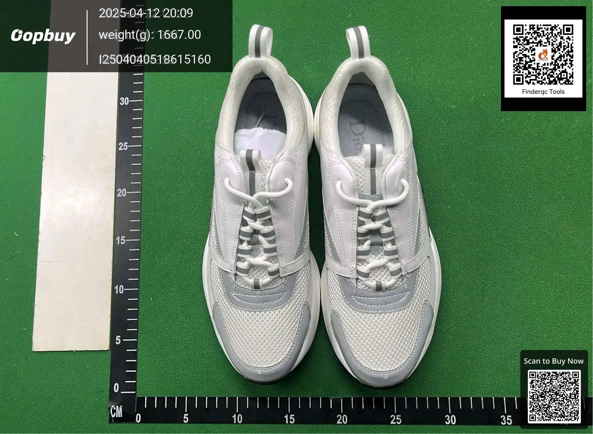 Dior B22 Sneakers White Grey
