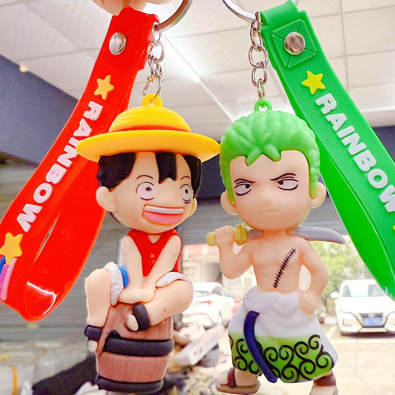 Creative New One Piece Hand-made Oversized Cartoon Shoes Doll Pendant Silicone Mickey Keychain Small Gift