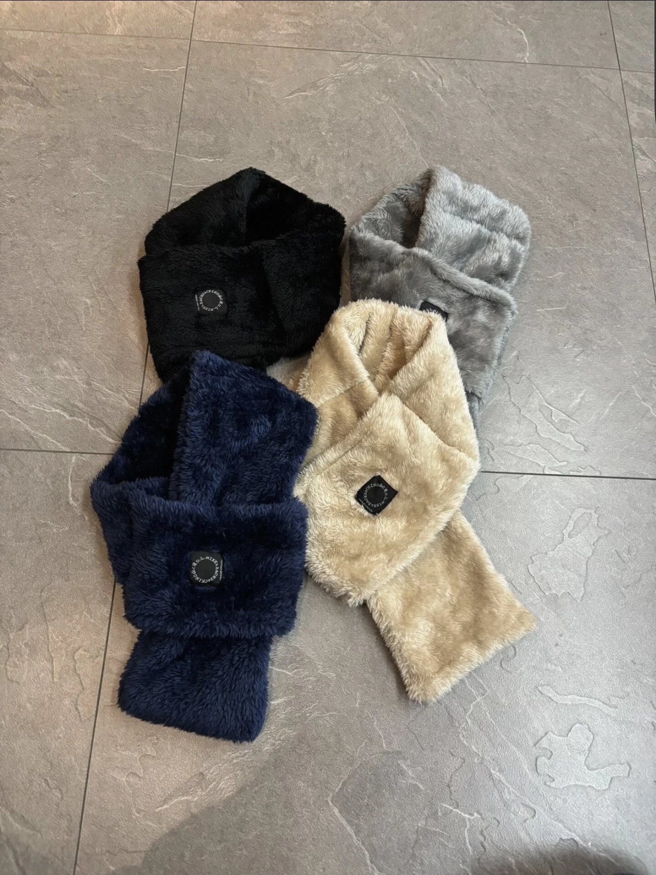 Yamat Mountain Road fleece warm scarf for men and women couples 'neck