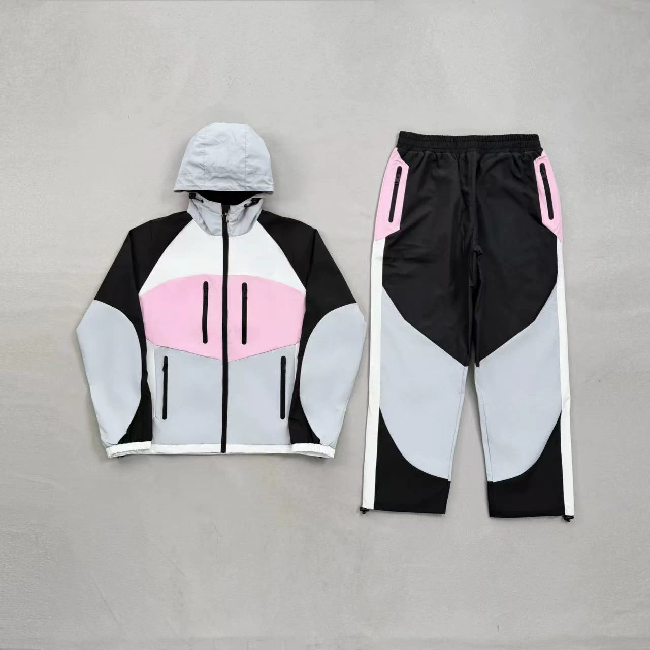 Syna Tracksuit Dynamic TRACK SET - GREY Woven Set for Men and Women
