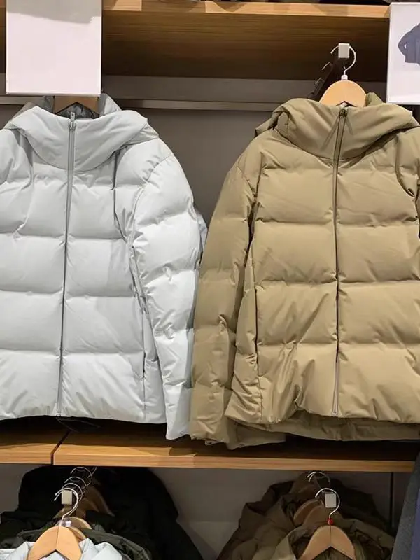 442147/459624/470077 Winter Men's and Women's Windproof and Warm Hooded Seamless down Jacket