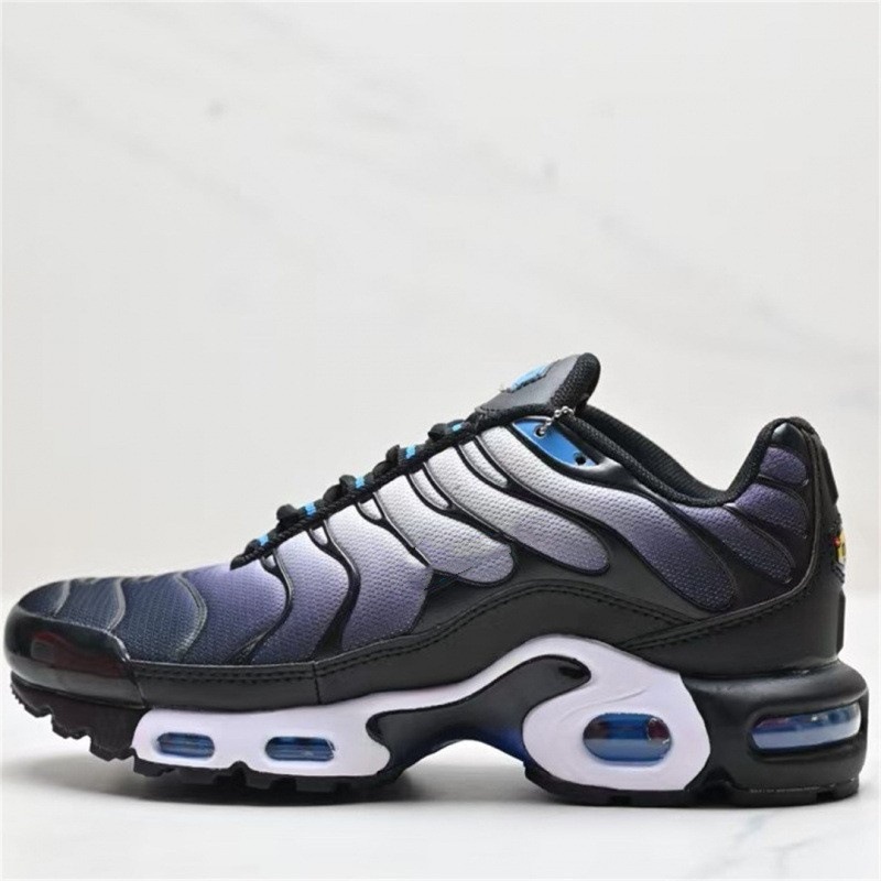 Putian Shoes Air Max Plus Air Cushion Low-Top Running Shoes Sports Shoes Men's Shoes Breathable Mesh Shock-Absorbing Tpu