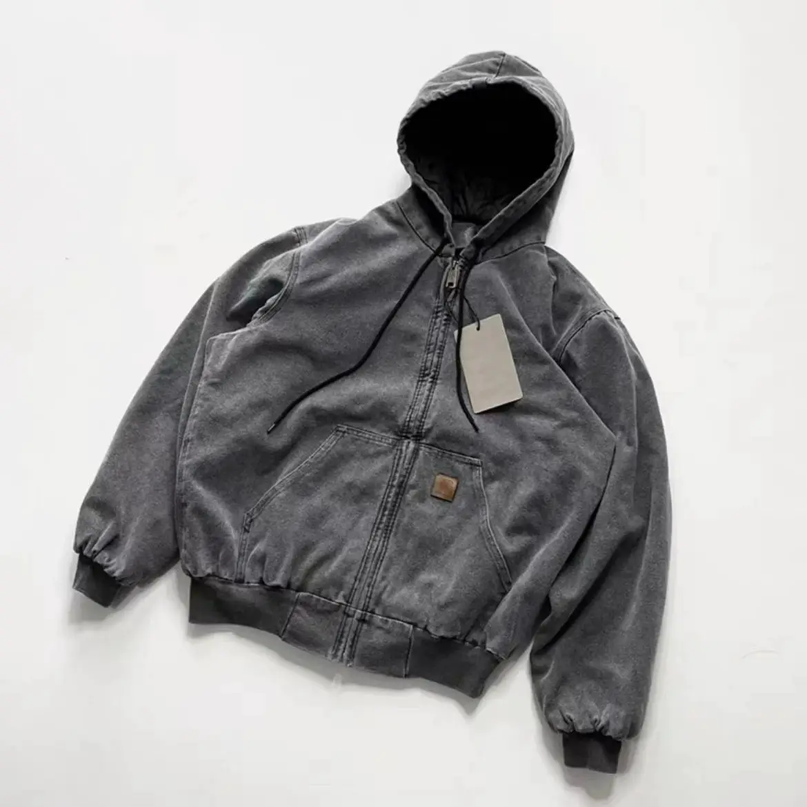 G Ceiling Heavyweight Tough Guy Washed and Aged Jacket Vintage Cotton Coat Jacket