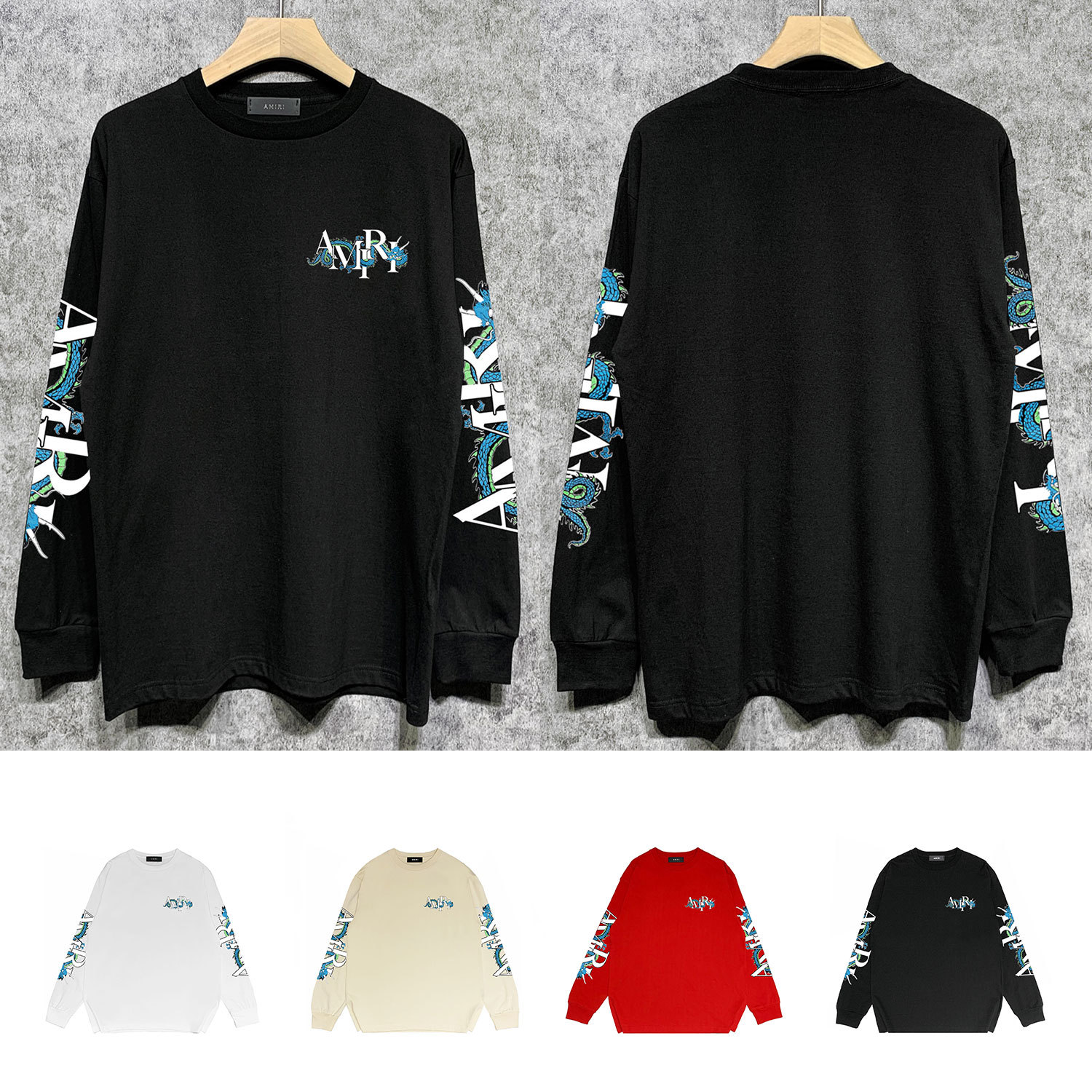 AMIRI Long Sleeve T-Shirt White