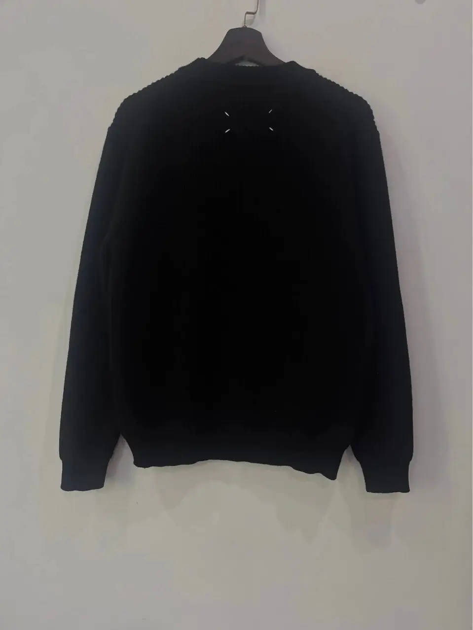 Ma Family Four Corner Style 21AM Knitted Sweater Round Neck Hooded Loose Sweater Men's and Women's Original Four Corner Stitching Sweater