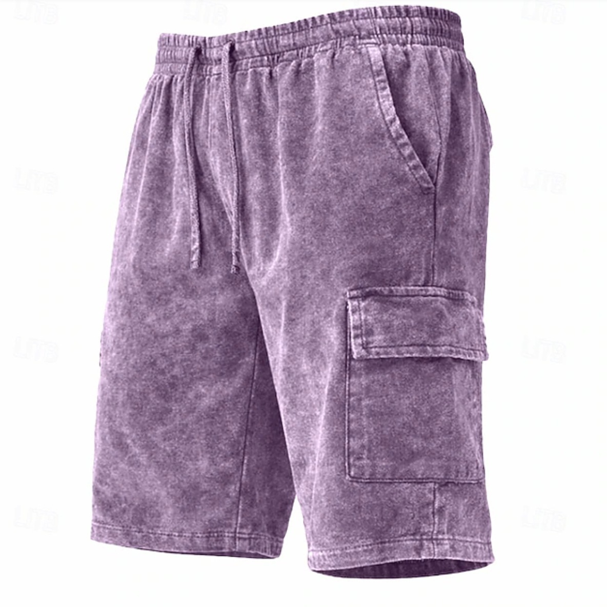 2026 New Cross-Border Style Washed Shorts, Fashionable Retro Work Pants, Men's Multi-Color Side Pocket Casual Shorts