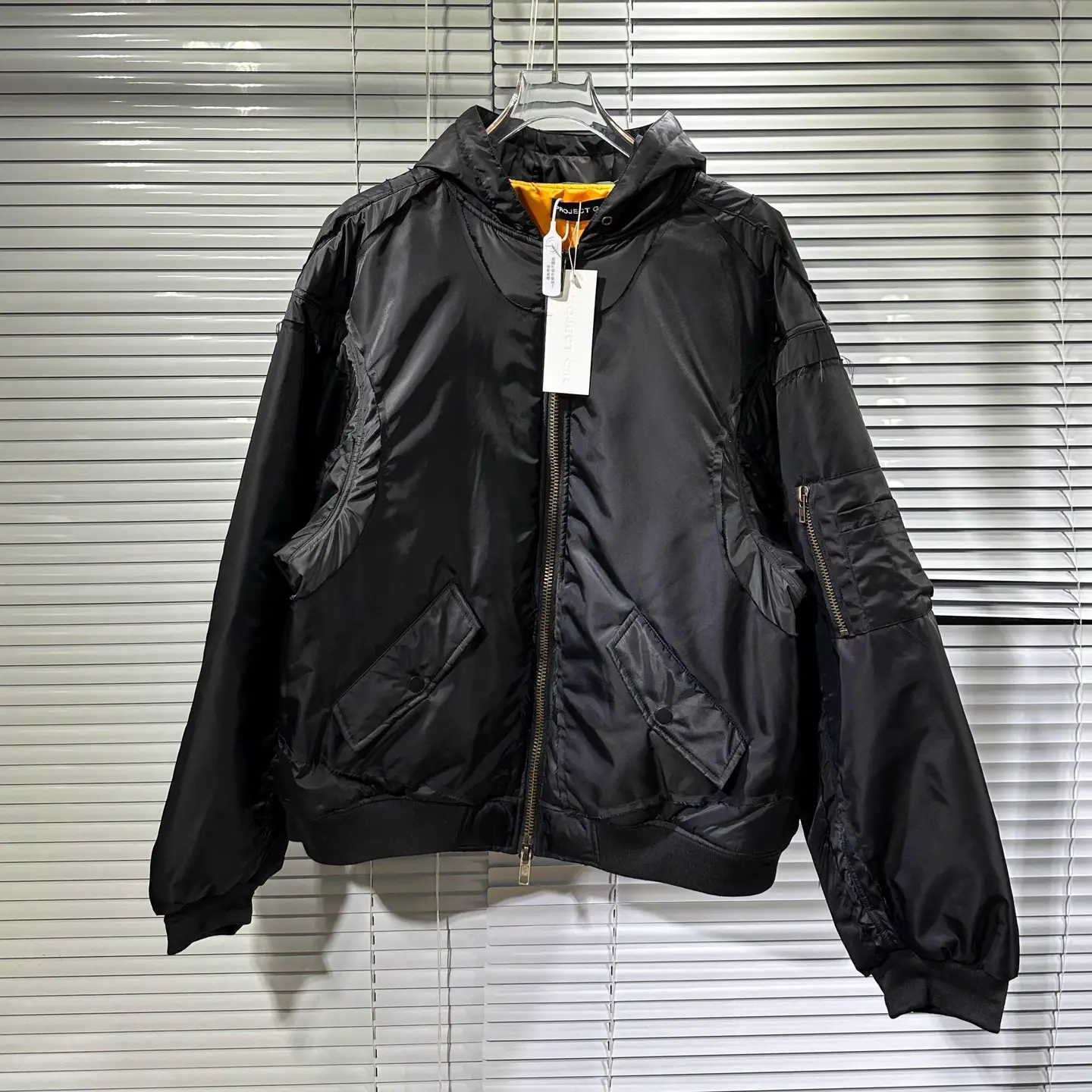 Grailz Learl Heavyweight Niche Design Bomber Cotton Flight Jacket Autumn and Winter Warm Zipper Coat