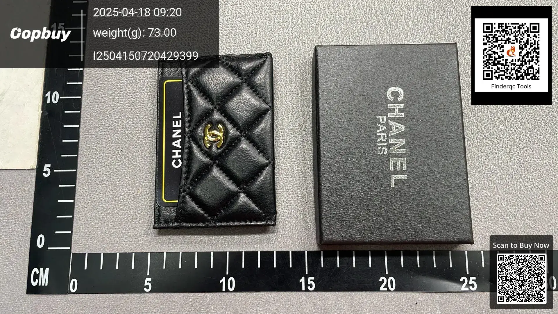 24 Small Chanel Style Card Bag Diamond Plaid Thin CF Small Chanel Caviar Kraft Sheepskin Diamond Plaid Genuine Leather Card Holder Classic