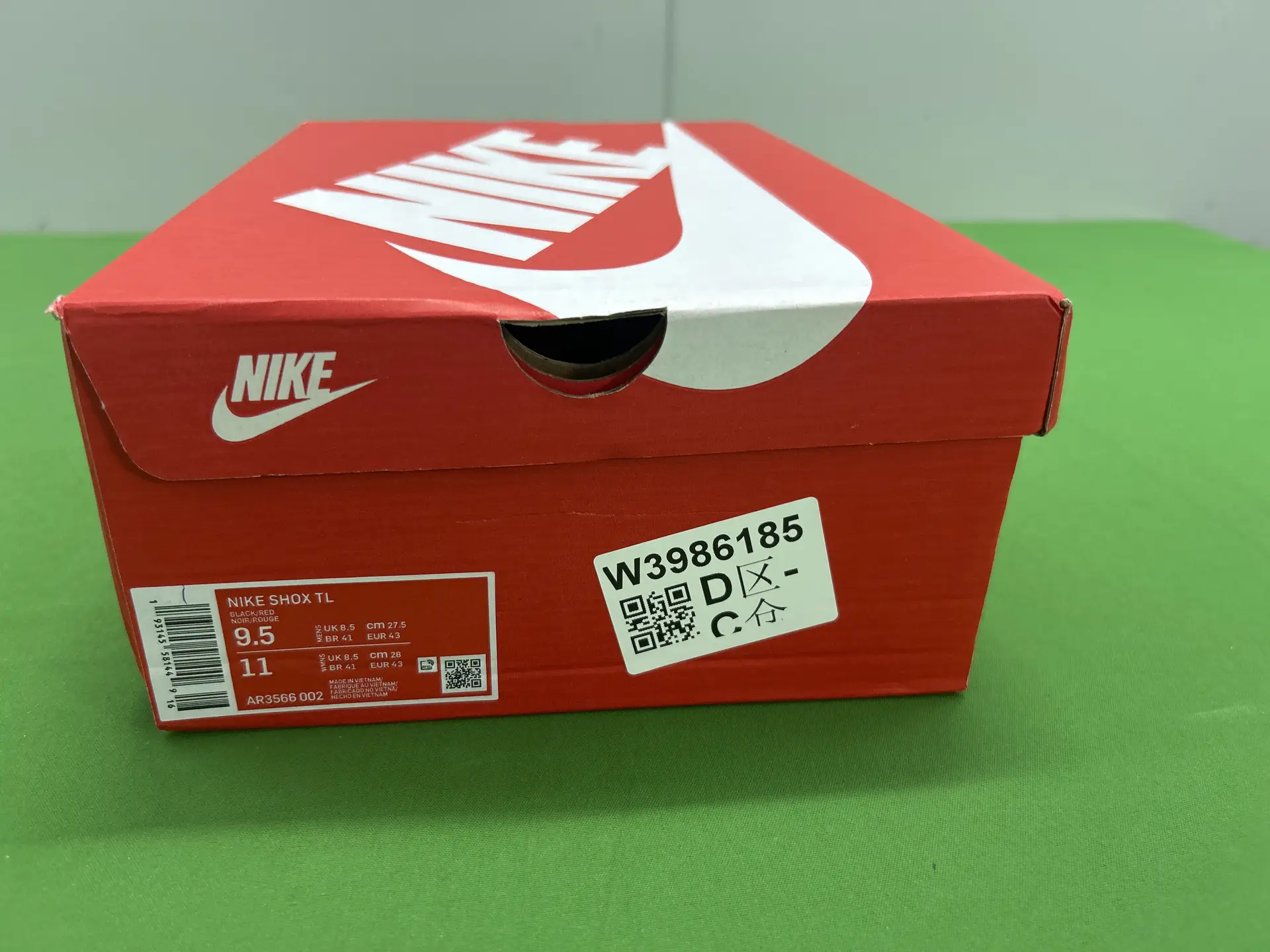 Nike Shox TL Black Red